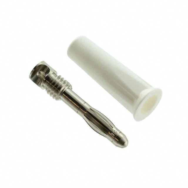 CONN BANANA PLUG SOLDER WHITE