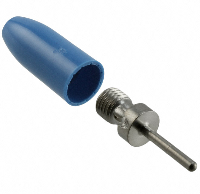 CONN TIP PLUG SOLDERLESS BLUE