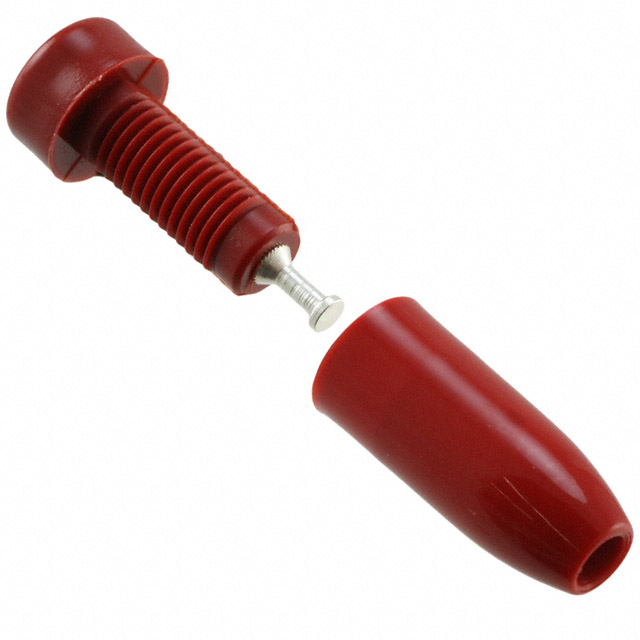 CONN TIP JACK TURRET RED
