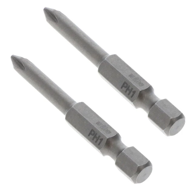 PHILLIPS POWER BIT #1 X 50MM 2PK