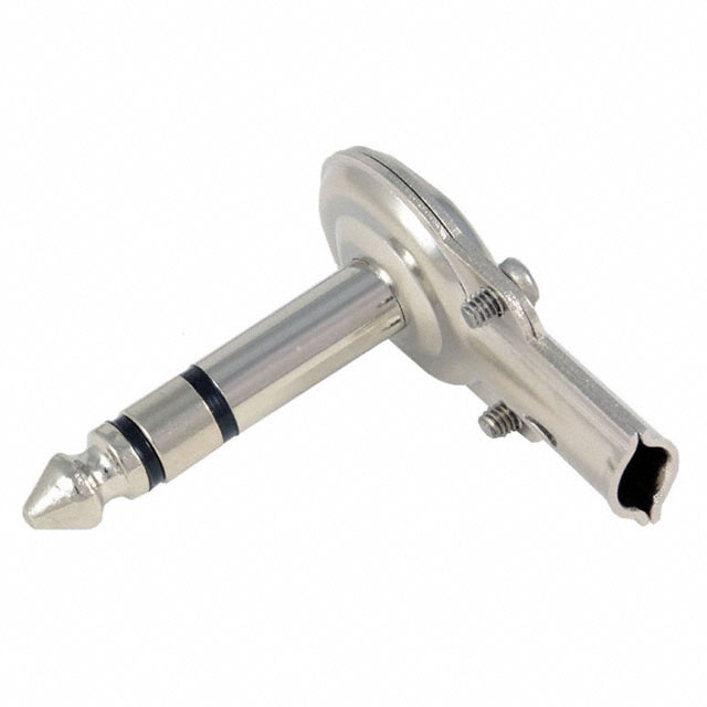 CONN PLUG STEREO 6.35MM RA 3COND