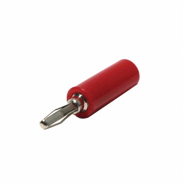 CONN BANANA PLUG SOLDERLESS RED CONN BANANA PLUG SOLDERLESS RED