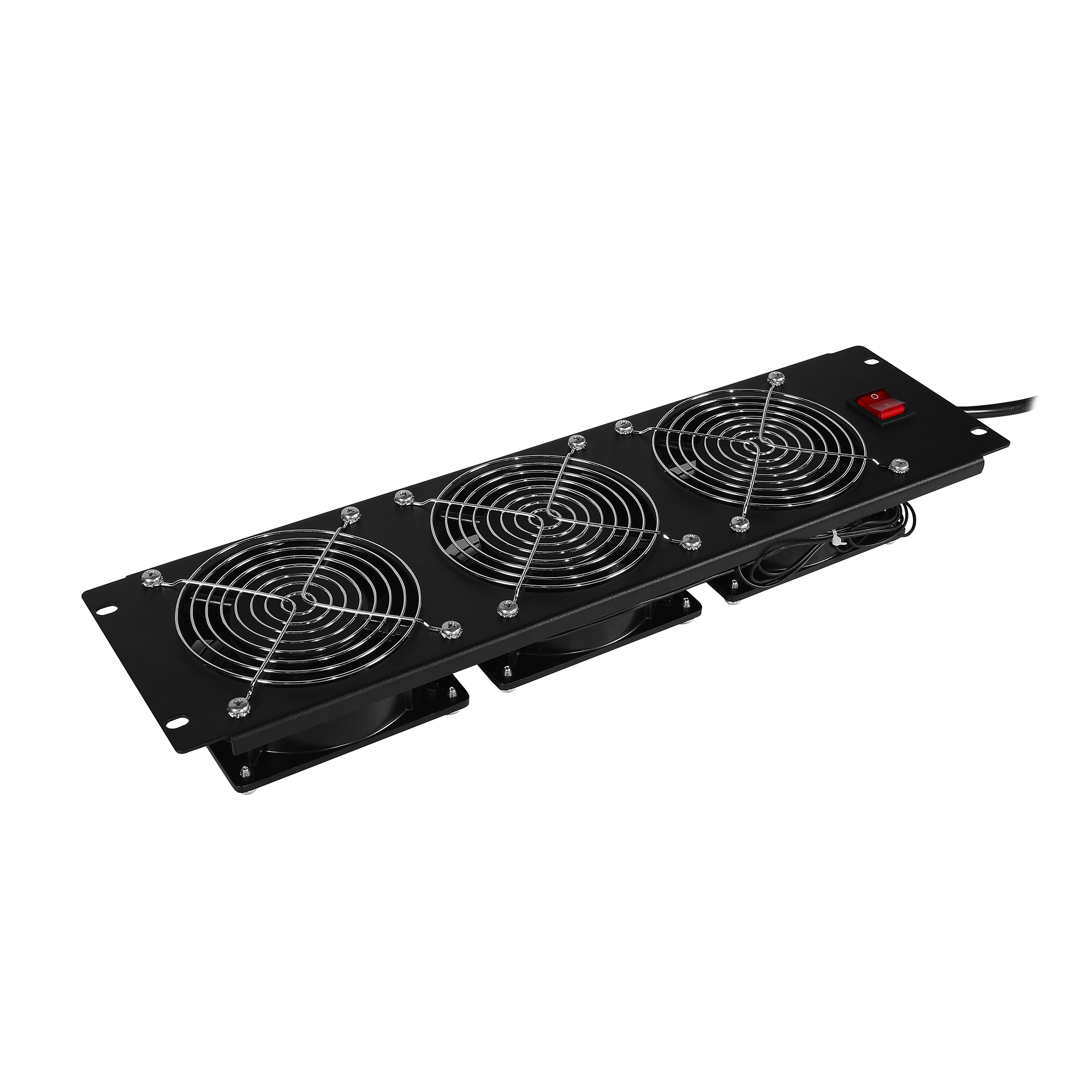3U 19" fan panel, 3x 208/240Vac