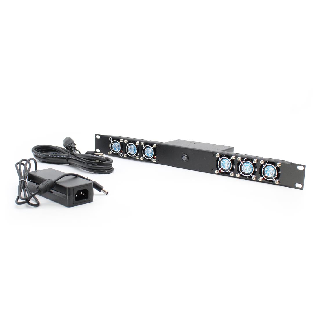 1U FANTRAY FRONT EXH 90-264VAC