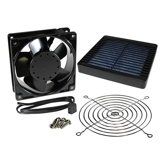FAN KIT 80MM GRAY 115VAC 5PCS