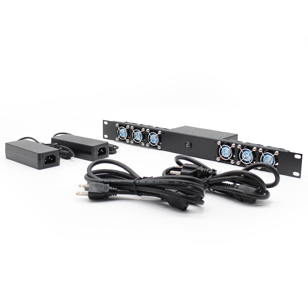 1U FANTRAY 0-264VAC DUAL SUPPLY
