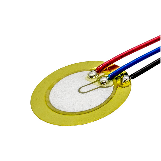 PIEZO DISC 21X.28MM, LEAD WIRES