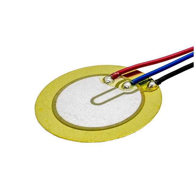 PIEZO DISC 27X.4MM, LEAD WIRES