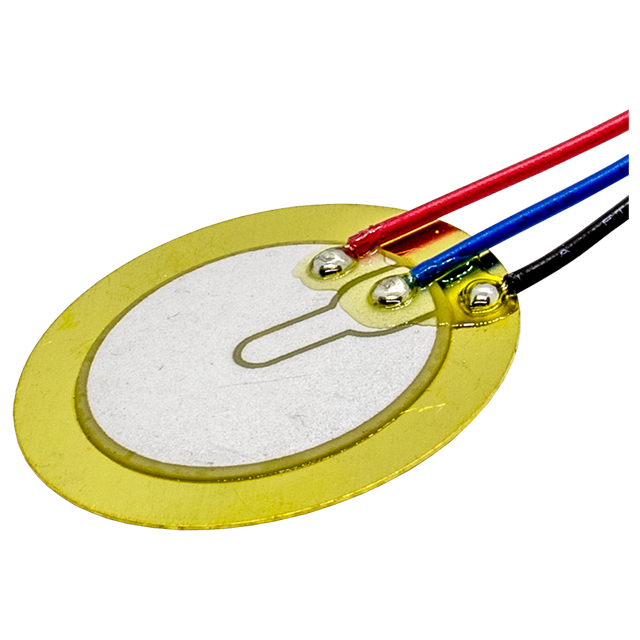 PIEZO DISC 27X.48MM, LEAD WIRES