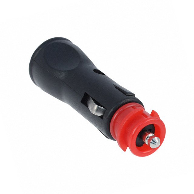 AUTO POWER PLUG 12V 5A BLK/RED