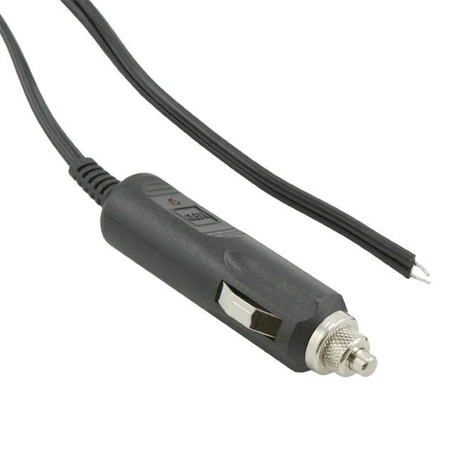 AUTO CBL ASSY W/PLG 12V 5A W/LED