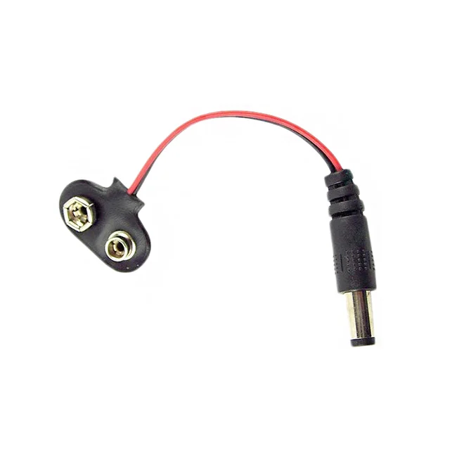 BATT CONNECT SNAP 9V BARREL PLUG