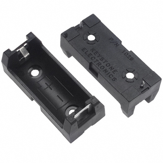 BATTERY HOLDER 2/3A PC PIN