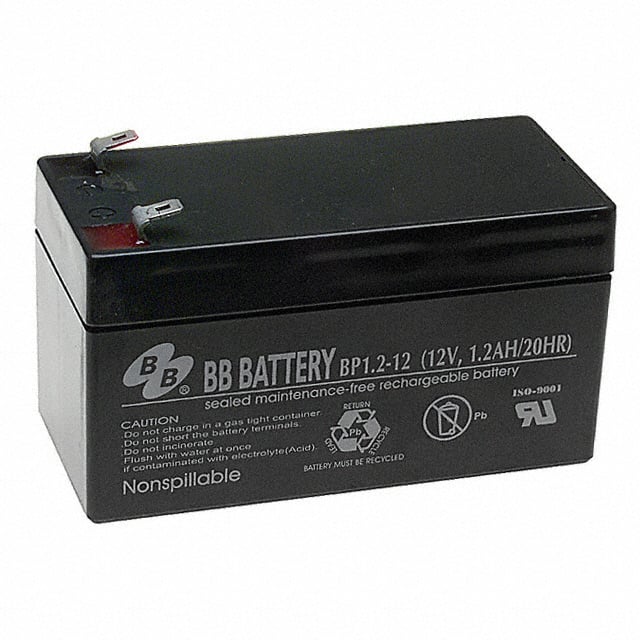 BATTERY LEAD ACID 12V 1.2AH