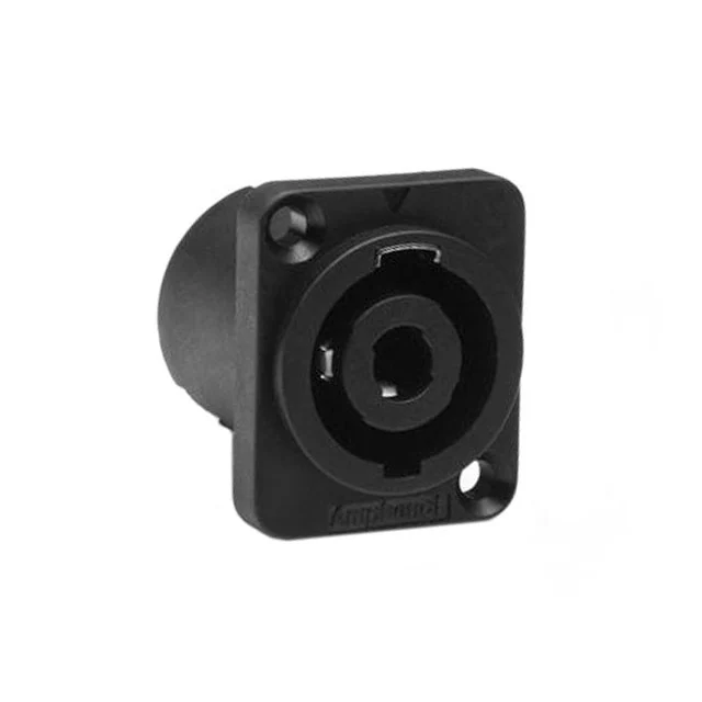 CONN CIRC RCPT 4P SOLDER TABS