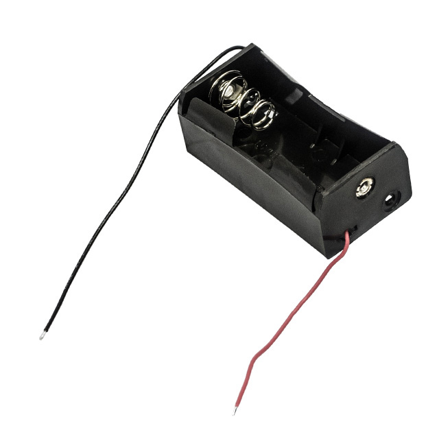 BATTERY HOLDER D 6" WIRE LEADS