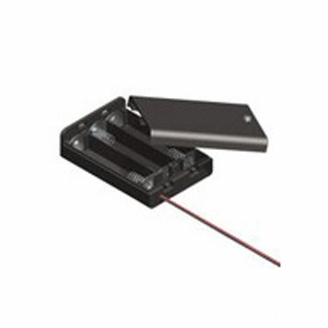 BATT HOLDER AAA 3 CELL 6" LEADS