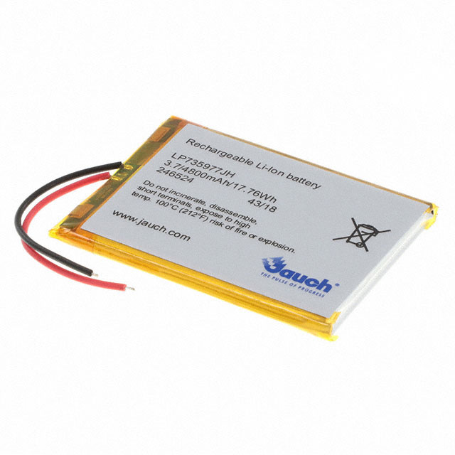 BATTERY LITH POLY 3.7V 4.8AH