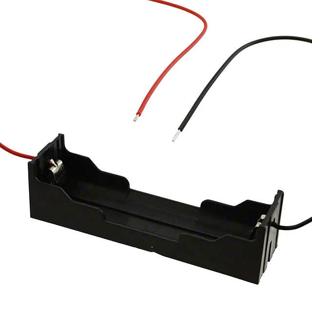 BATTERY HOLDER 18650 6" LEADS