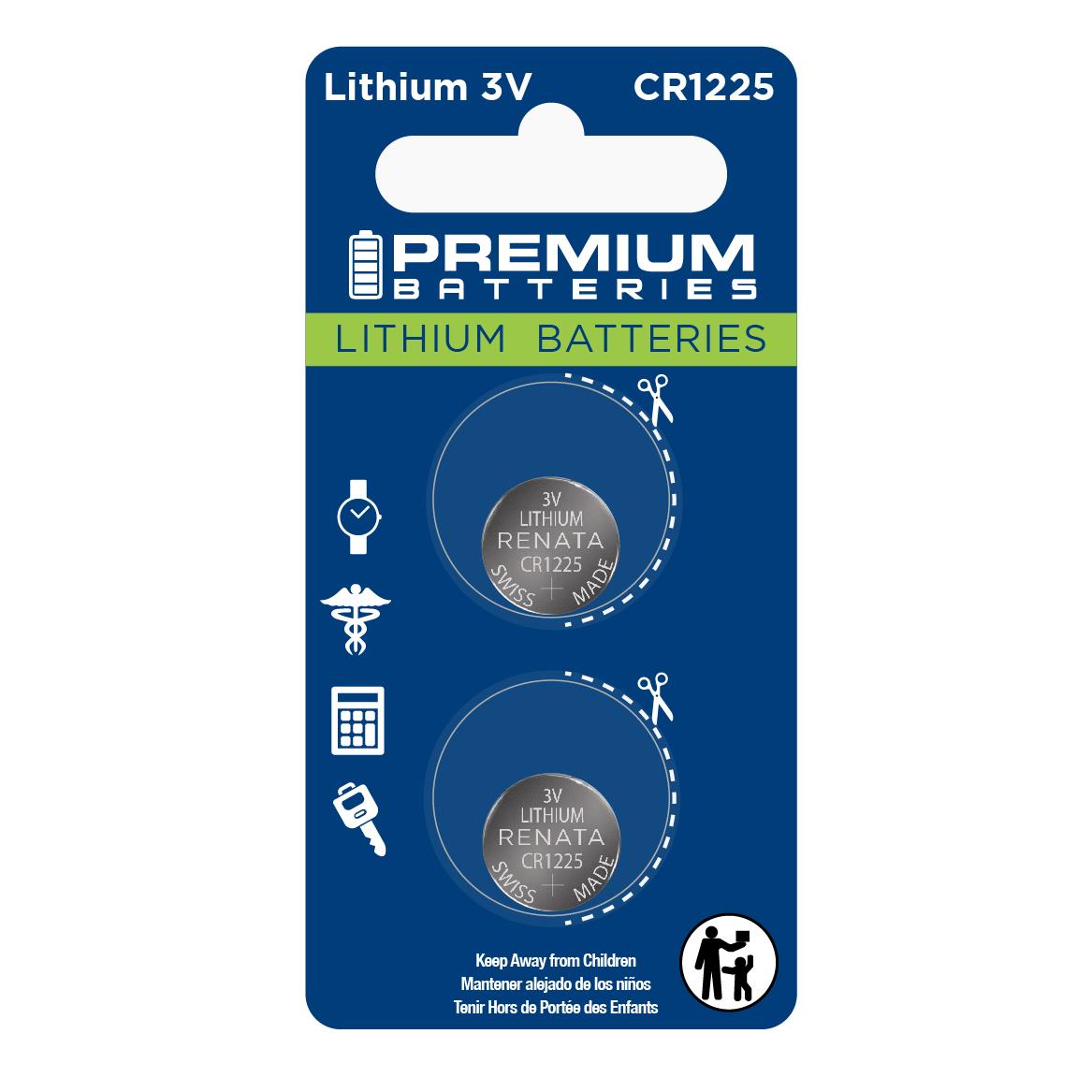 BATTERY LITHIUM 3V COIN 12.5MM