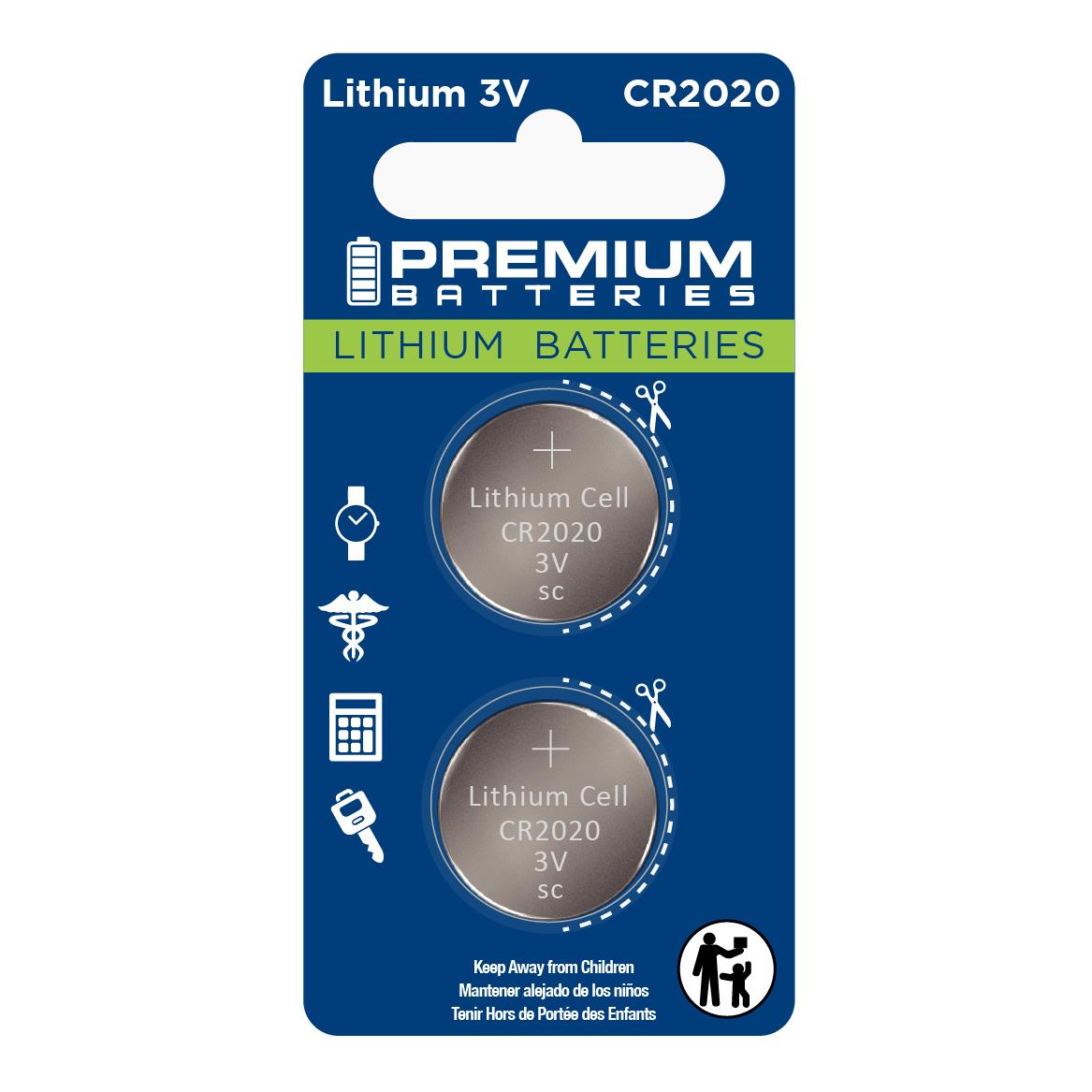 BATTERY LITHIUM 3V COIN 20MM