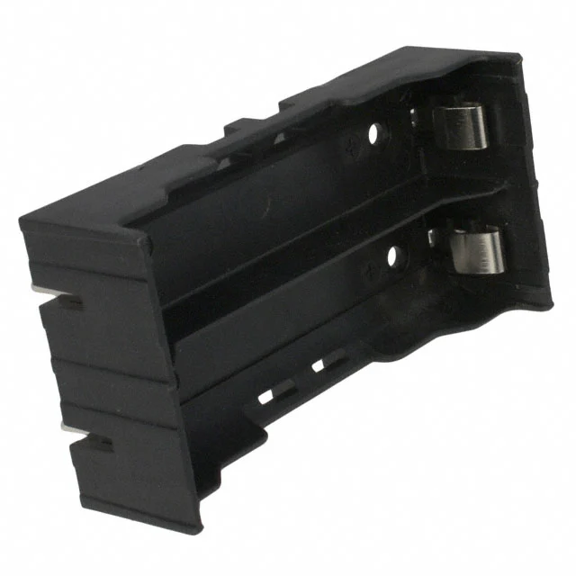 BATT HOLDER 18650 2 CELL PC PIN