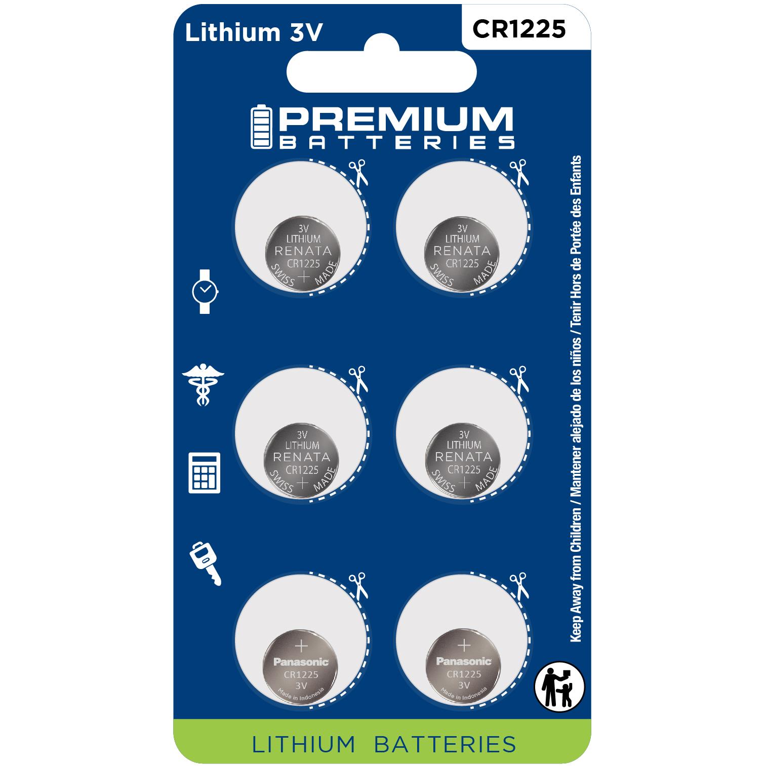BATTERY LITHIUM 3V COIN 12.5MM