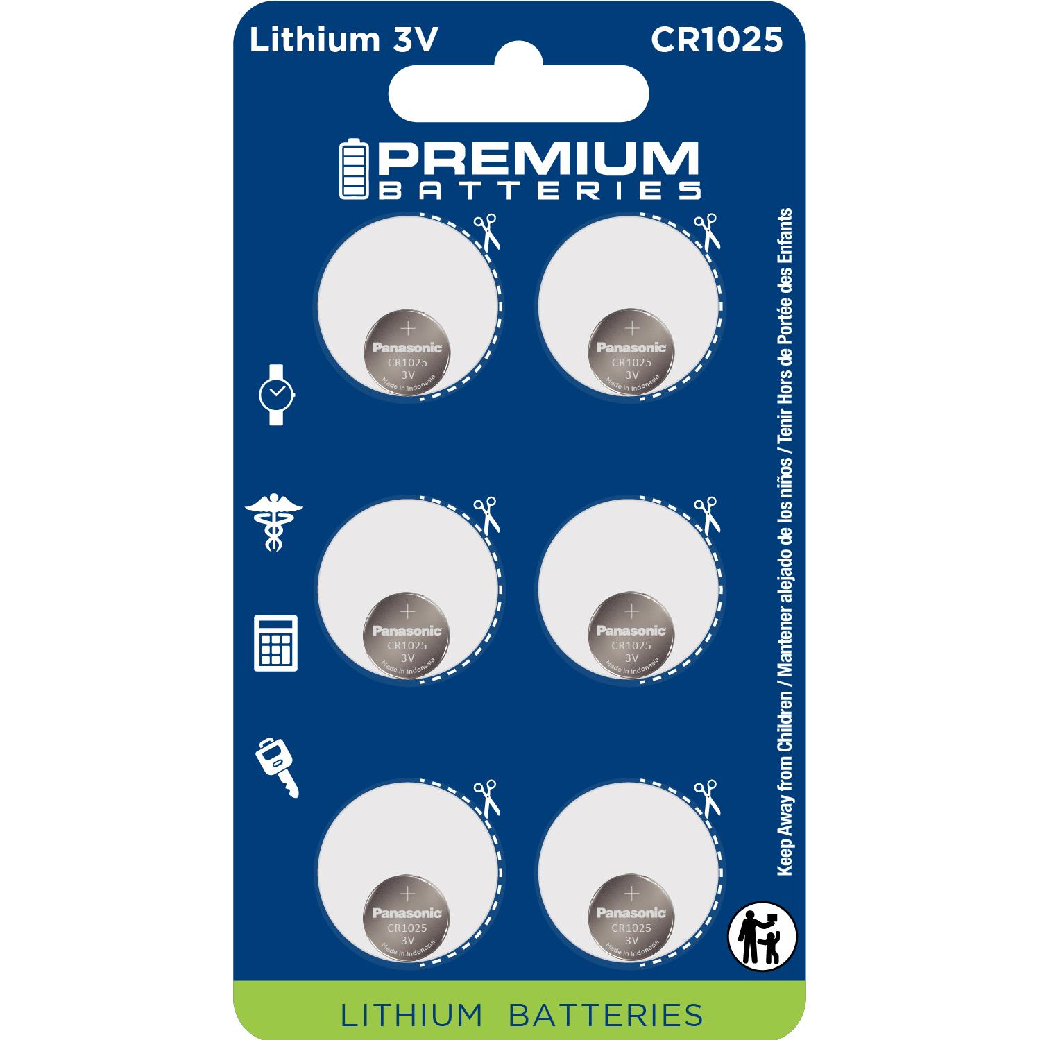 BATTERY LITHIUM V COIN 10MM