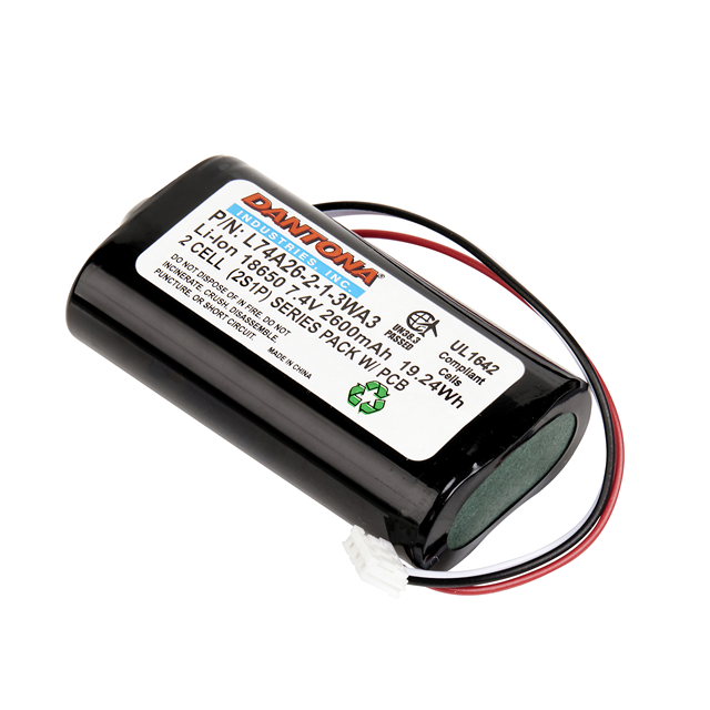 BATTERY PACK LI-ION 7.4V 18650 BATTERY PACK LI-ION 7.4V 18650
