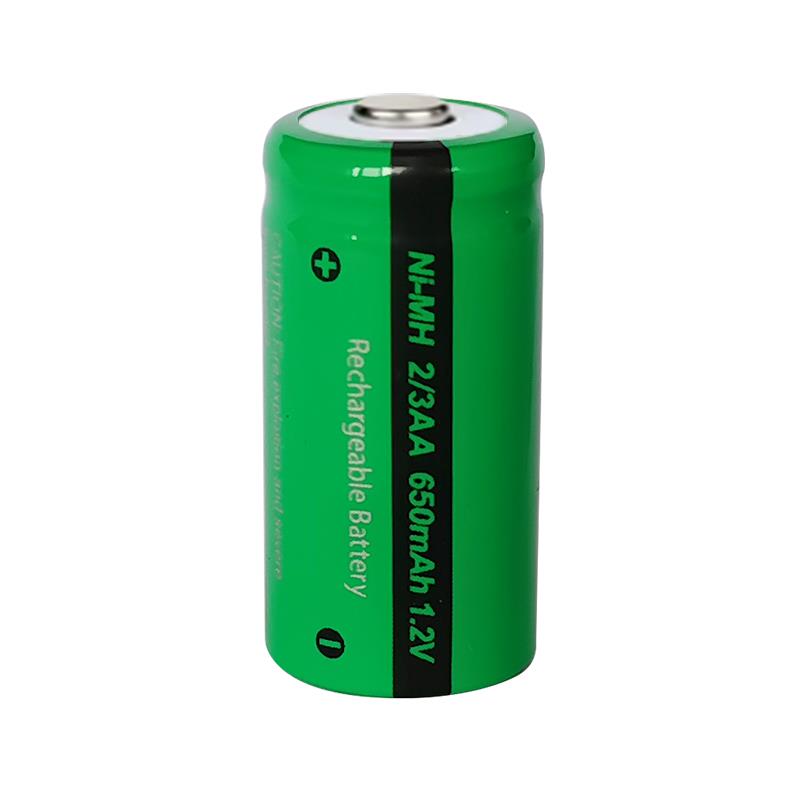 BATTERY NIMH 1.2V 650MAH 2/3AA