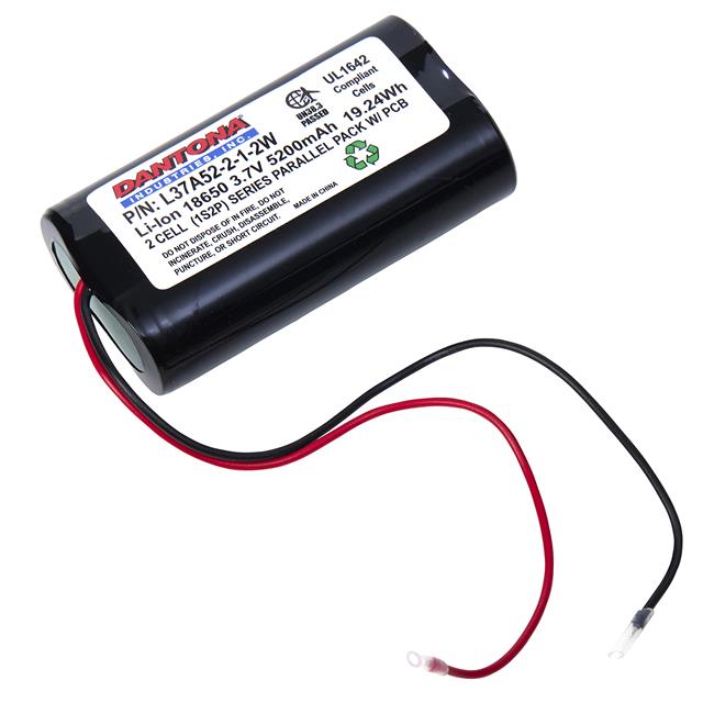 BATTERY PACK LI-ION 3.7V 18650