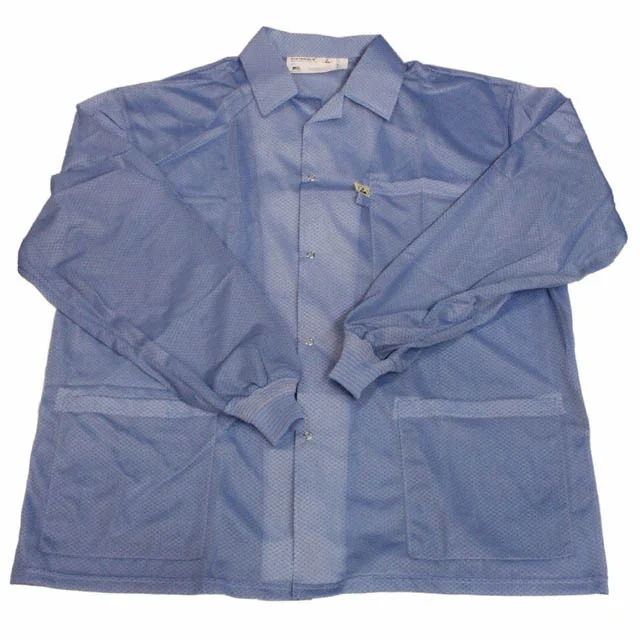 SMOCK JACKET POLY BLE XLG SMOCK JACKET POLY BLE XLG