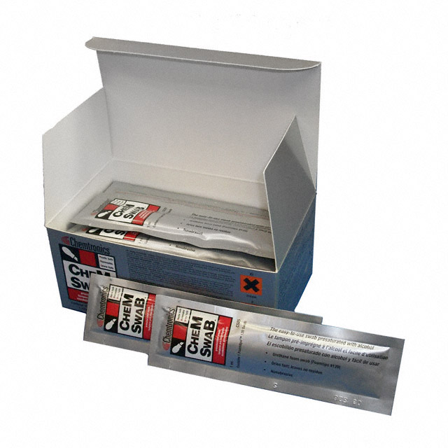 SWAB SNGL HEAD FOAM 5.12" 25PCS