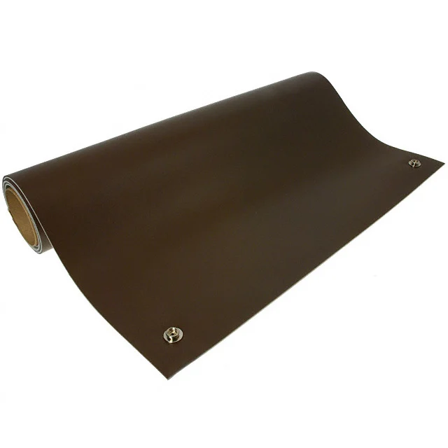 TABLE MAT VINYL BROWN 4'