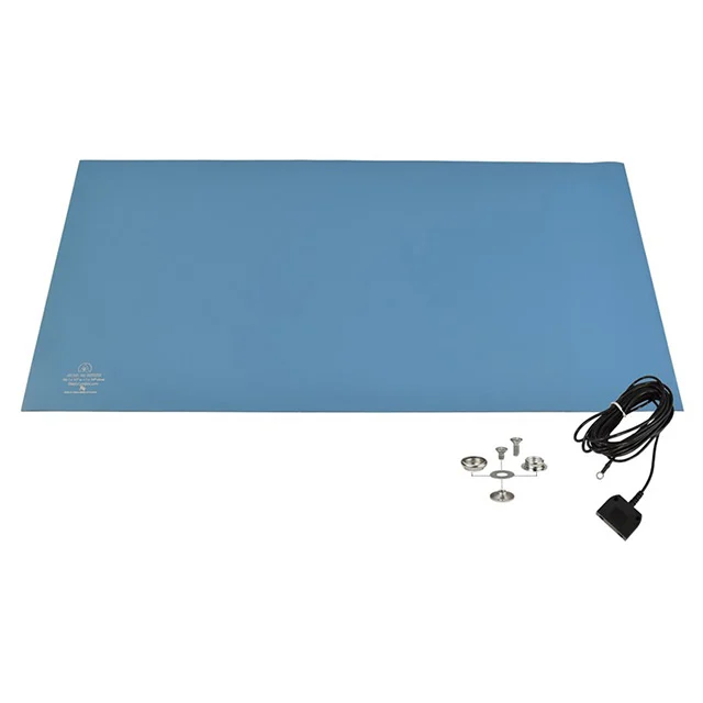 TABLE MAT RUBBER LIGHT BLUE 4'