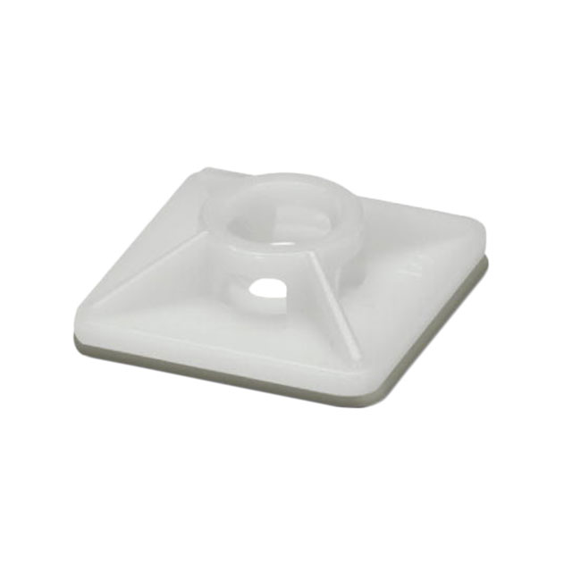 CABLE TIE HLDR QUAD ADH TRANS