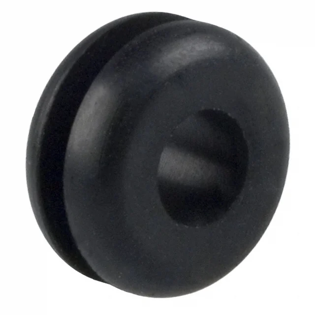 GROMMET 0.187" RUBBER BLACK