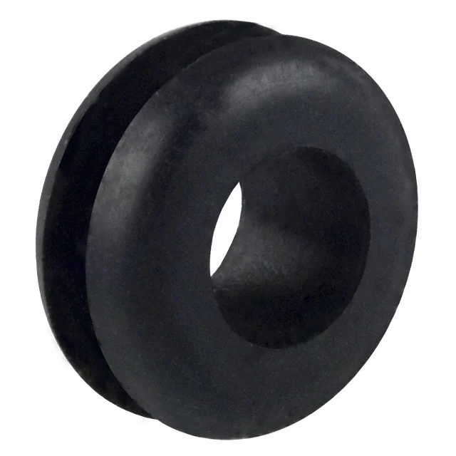 GROMMET 0.250" RUBBER BLACK