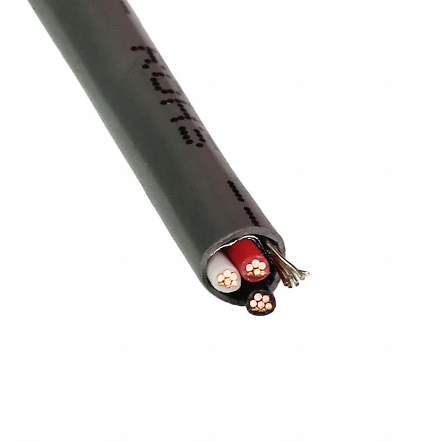CABLE 3CON 18AWG GRAY SHLD