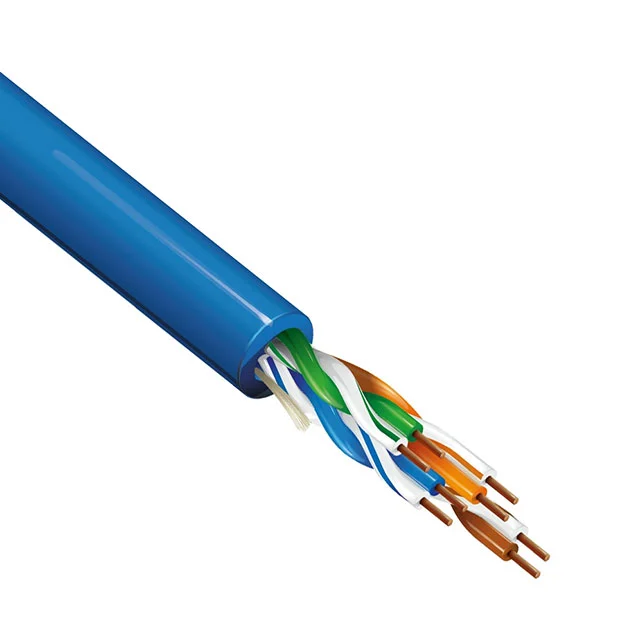 CABLE CAT5E 8COND 24AWG BLUE