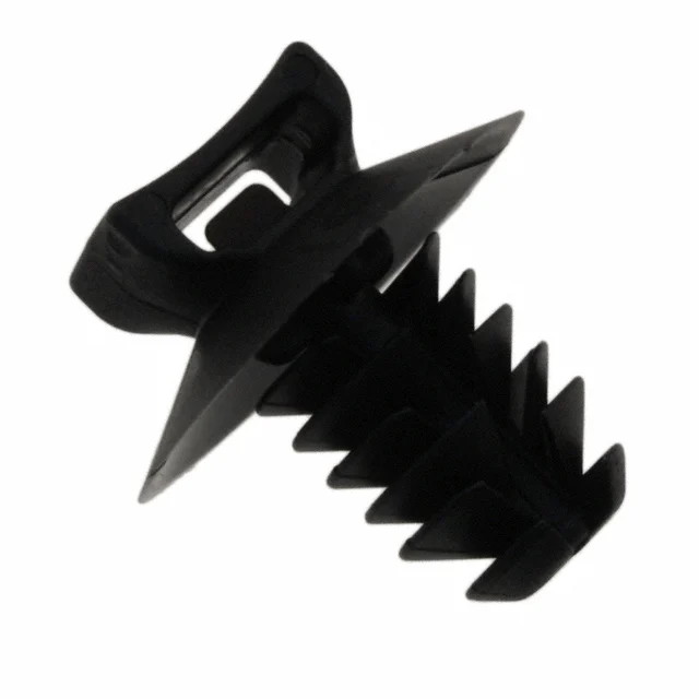 CABLE TIE HLDR SNGL PUSH MNT BLK