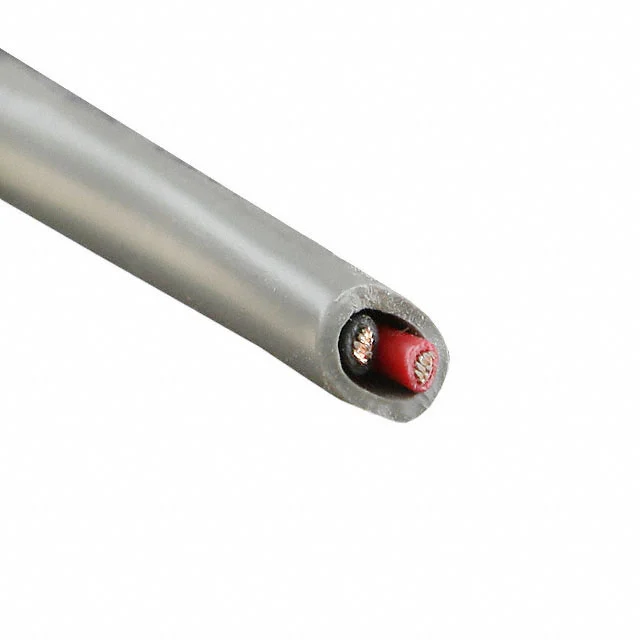 CABLE 2CON 22AWG GRAY SHLD