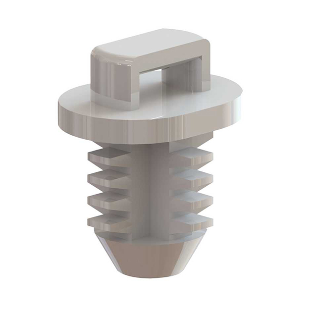 CABLE TIE HLDR SNGL PUSH MNT NAT