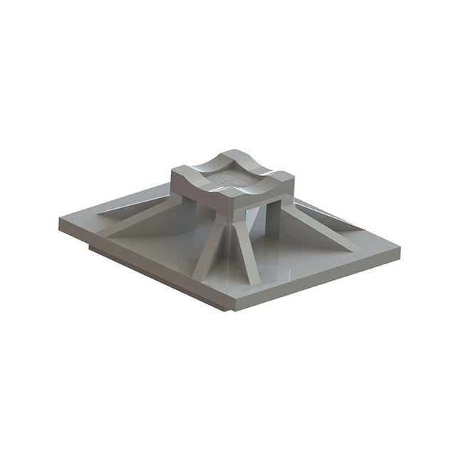 CABLE TIE HLDR QUAD ADH NATURAL