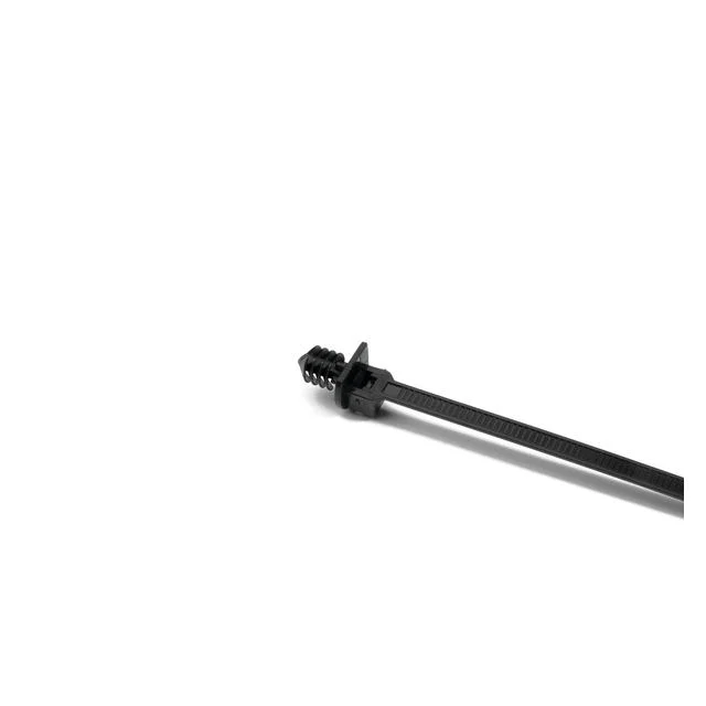CBL TIE RELEASABL BLK 50LB 8.39"