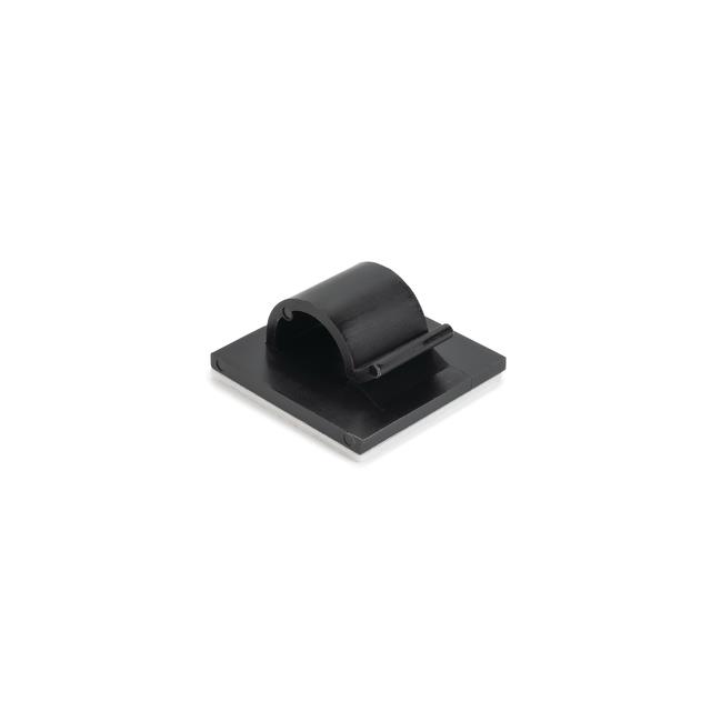 CBL CLIP C-TYPE BLACK ADHESIVE