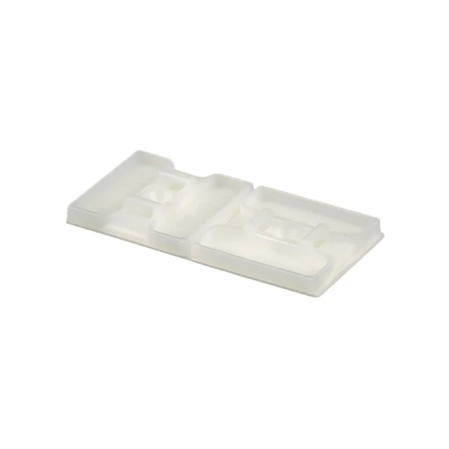 CABLE TIE HLDR DUAL ADHESIVE WHT