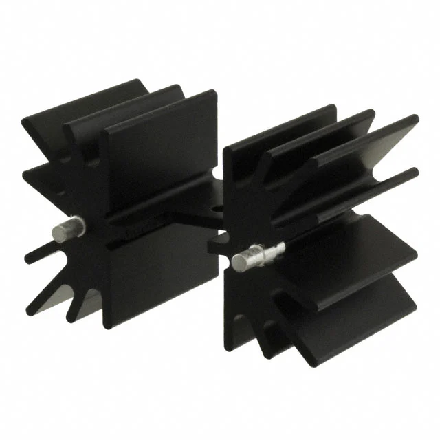 HEATSINK TO-220 W/PINS BLK 1"