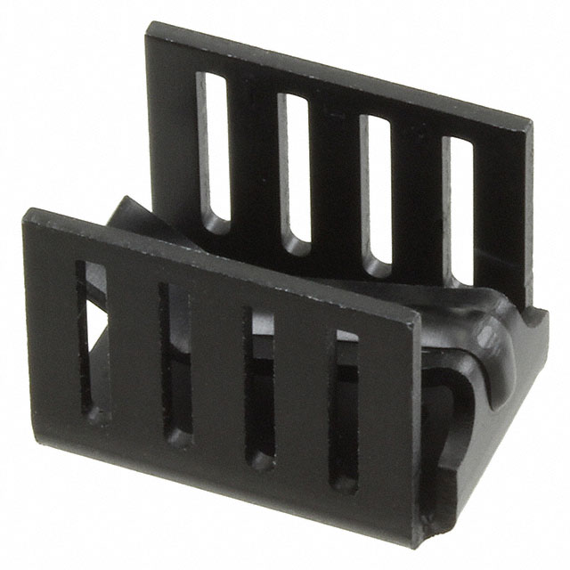 HEATSINK TO-220 CLIP-ON BLACK