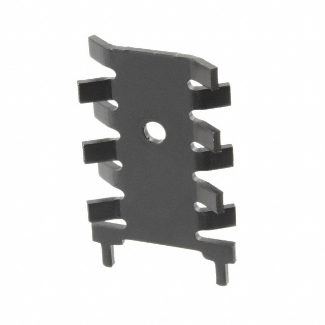 HEATSINK TO-220 TAB BLACK